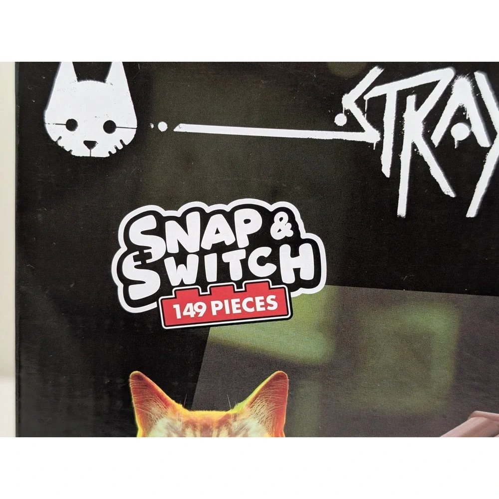 STRAY: NEON ALLEY & BLOCK HEAD Snap & Switch Construction Block Sets Lot 304 Pcs